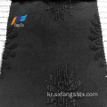 100 % 폴리 에스터 Fukuro Jacquard Formal Black Abaya Fabric